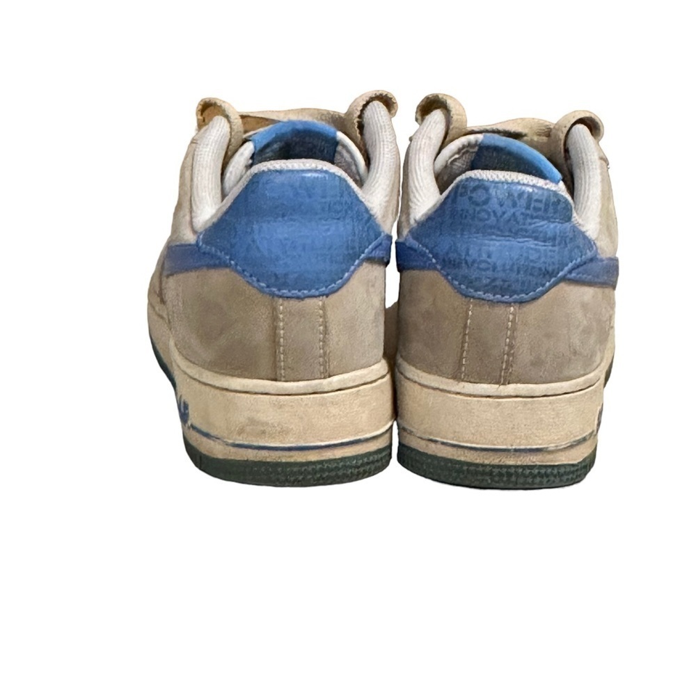 Vtg RARE Nike Air Force 1 Low AF1 Youth Linen University Blue 315122-241 Sz 7Y﻿ - Picture 7 of 10
